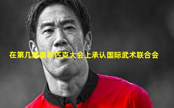 在第几届奥林匹克大会上承认国际武术联合会