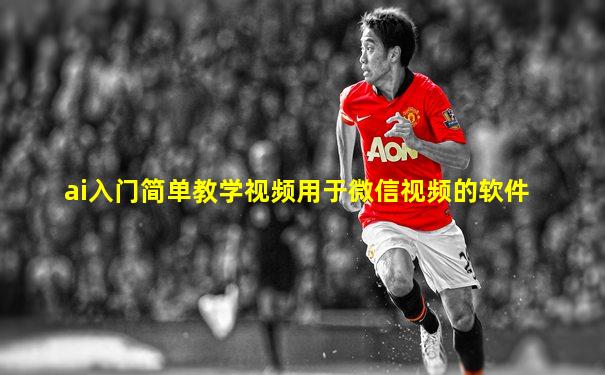 ai入门简单教学视频用于微信视频的软件