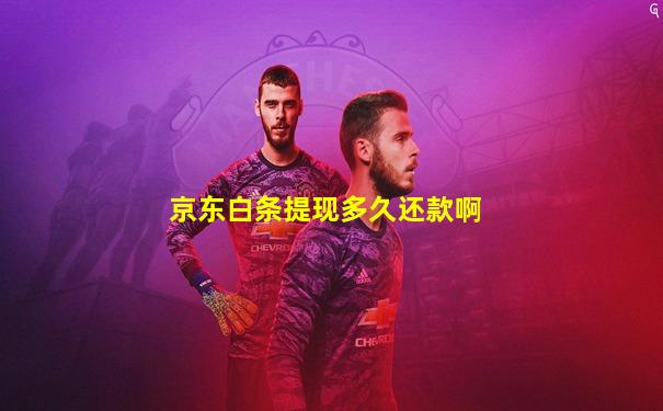 京东白条提现多久还款啊