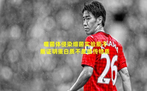 噬菌体侵染细菌实验能不能证明蛋白质不是遗传物质