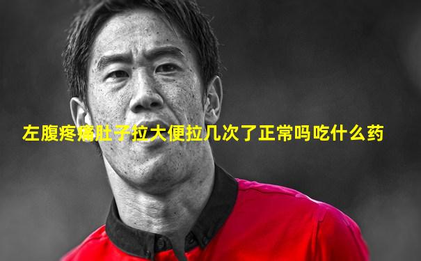 左腹疼痛肚子拉大便拉几次了正常吗吃什么药